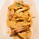 Ravioli Karkalec Avokado